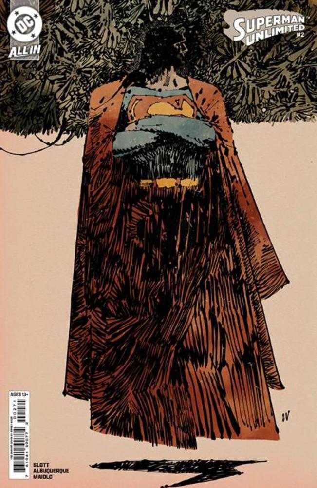 Superman Unlimited #2 Cover F 1 in 50 Ashley Wood Card Stock Variant