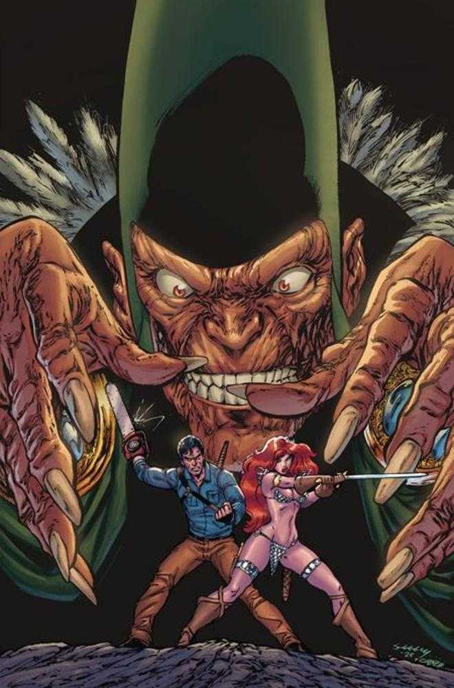 Red Sonja vs The Army Of Darkness #3 Cover K Inc 1:20 Tim Seeley Full Art Variant