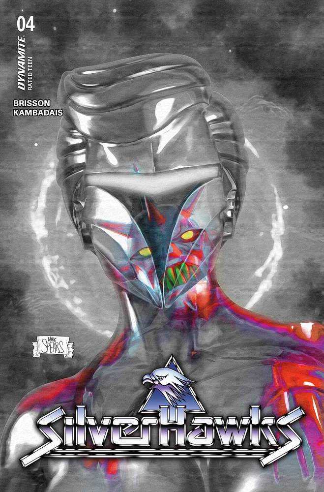 Silverhawks #4 Cover Z Foc 7 Copy Variant Edition Spears Black & White