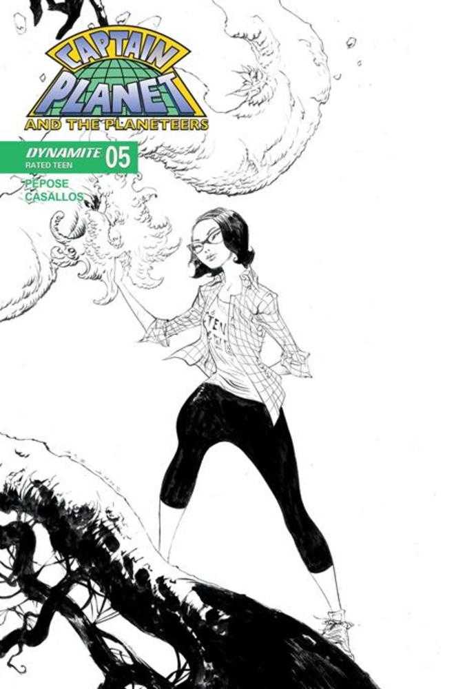 Captain Planet #5 Cover G 1 in 10 Jae Lee Line Art Variant