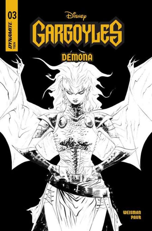 Gargoyles Demona #3 Cover G 1 in 10 Jae Lee Line Art Variant
