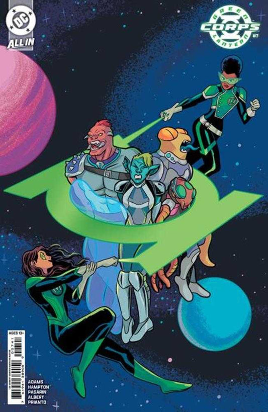 Green Lantern Corps #7 Cover D 1 in 25 Natacha Bustos Card Stock Variant (Starbreaker Supremacy)