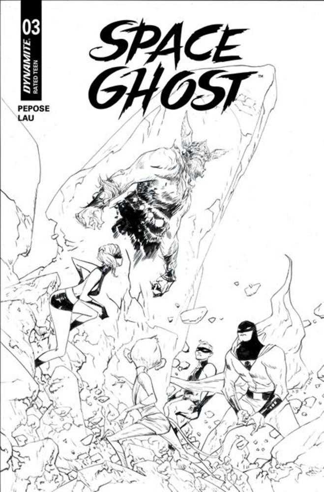 Space Ghost (2025) #3 Cover G 1 in 10 Jae Lee Line Art Variant