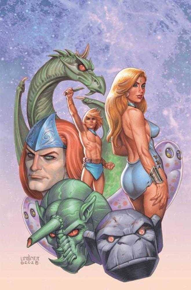 Herculoids #8 Cover I Inc 1:20 Joseph Michael Linsner Full Art Variant