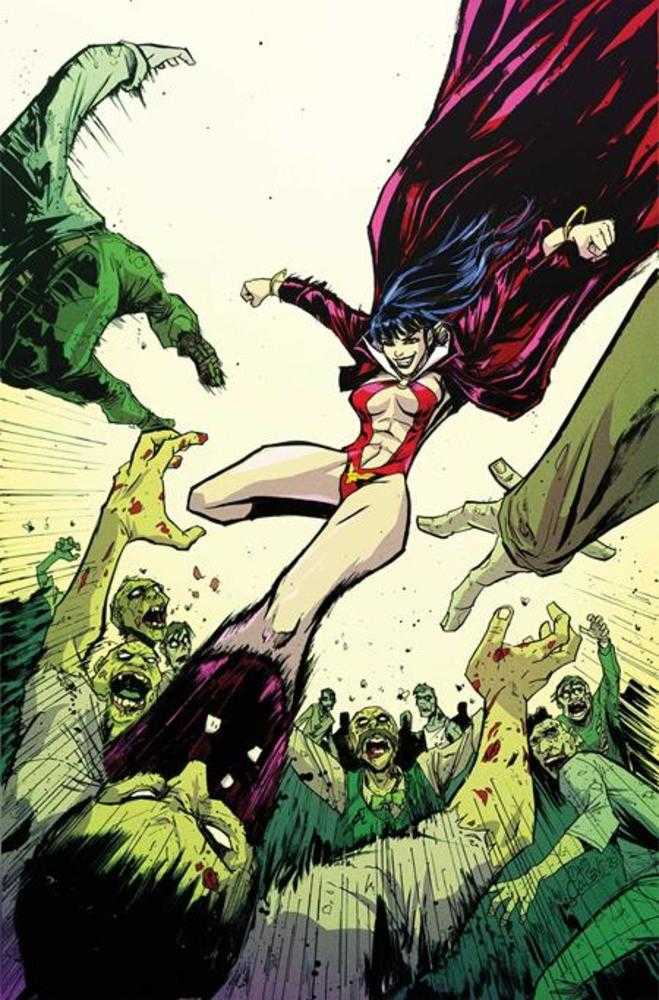Dienamite Blood Red #1 Cover H 1 in 10 David Cousens Full Art Variant