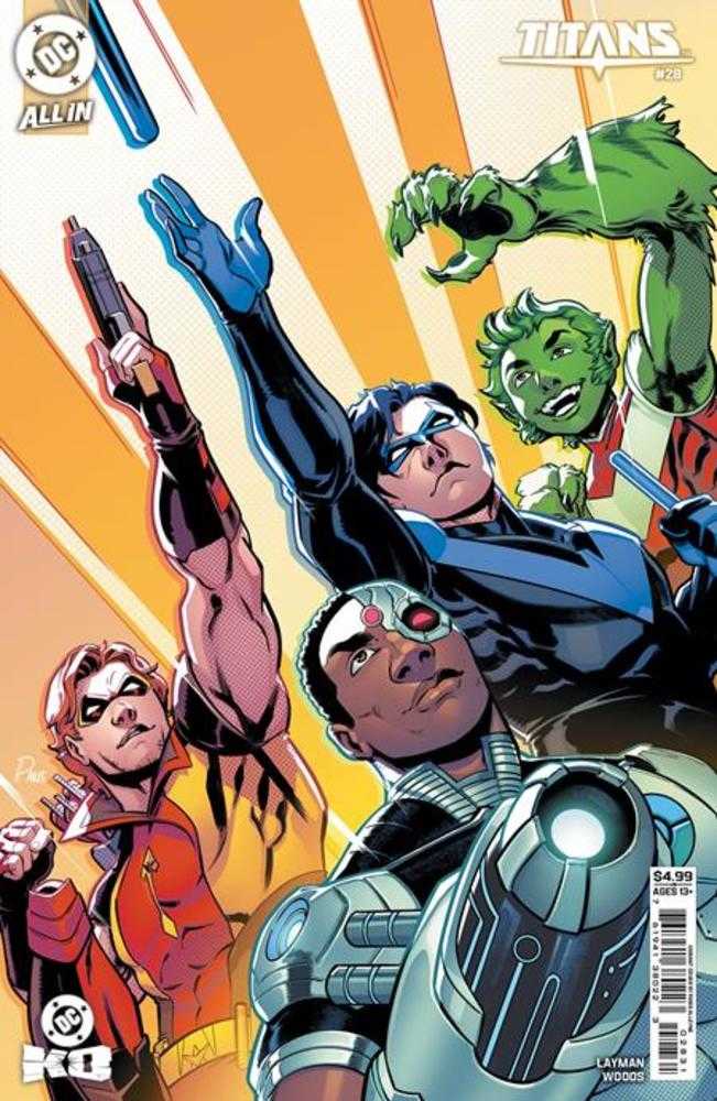 Titans #28 Cover C Paris Alleyne Card Stock Variant (DC K.O.)