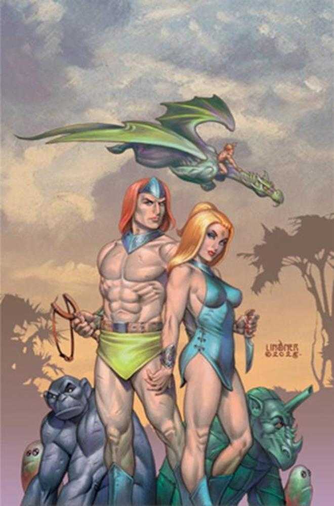 Herculoids #10 Cover G Inc 1:15 Joseph Michael Linsner Full Art Variant