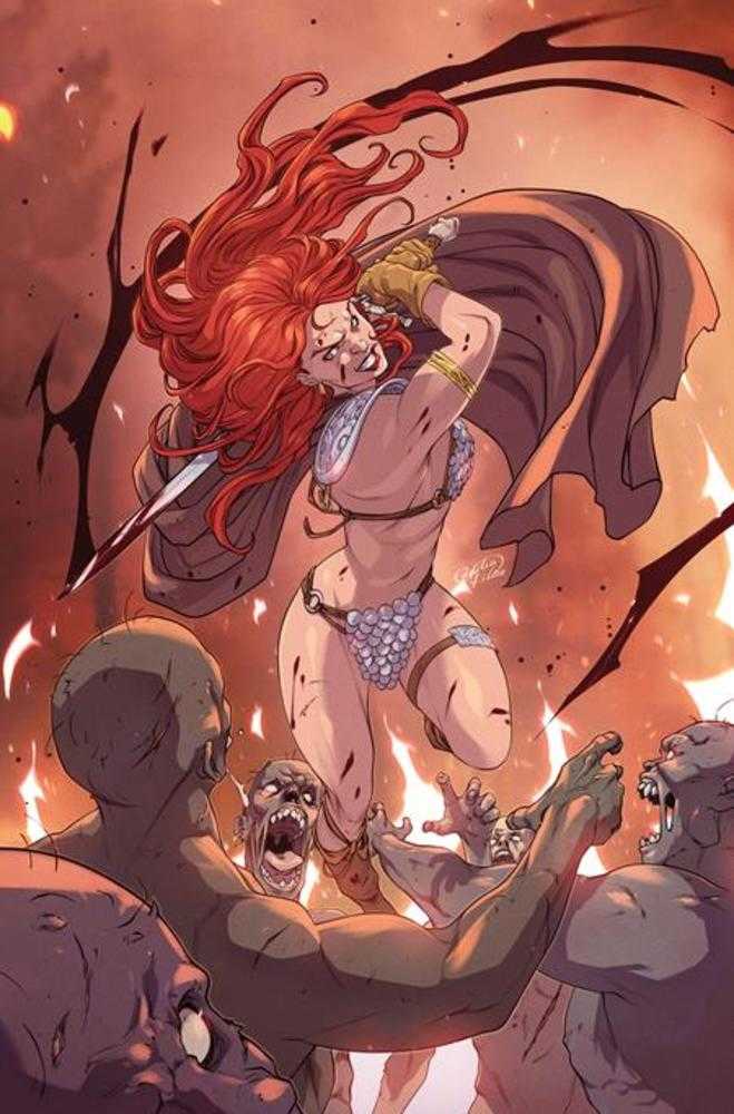 Dienamite Blood Red #4 Cover F 1 in 10 Emilio Pilliu Full Art Variant
