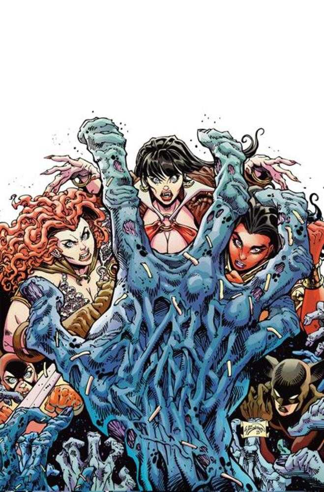 Dienamite Blood Red #5 Cover E 1 in 10 Will Robson Full Art Variant