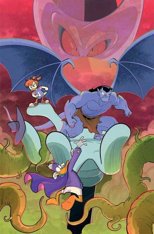 Gargoyles Darkwing Duck #4 Cover F Inc 1:15 Carlo Lauro Full Art Variant