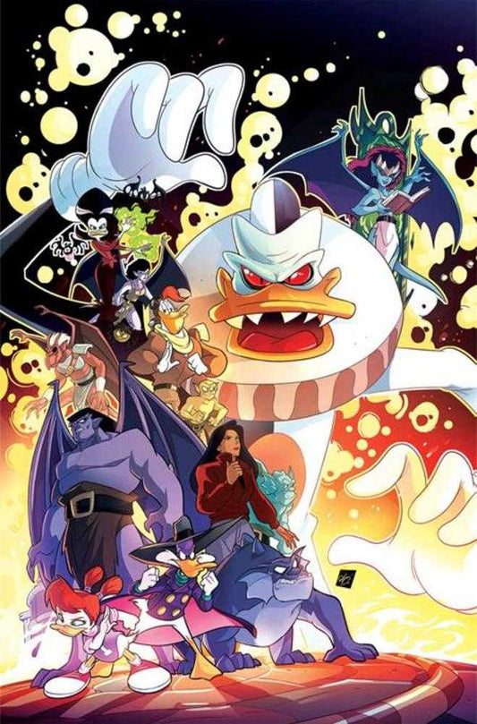 Gargoyles Darkwing Duck #4 Cover G Inc 1:15 Ciro Cangialosi Full Art Variant