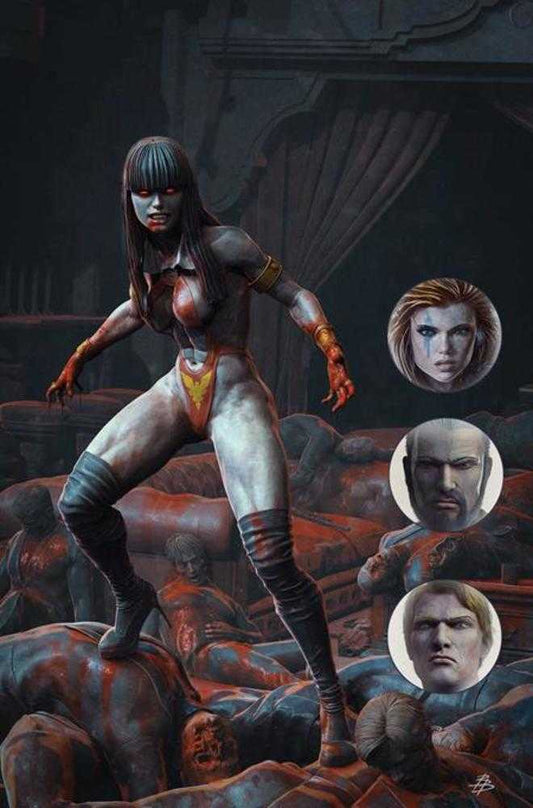 Giant Sized Savage Tales (One Shot) Cover J Inc 1:15 Bjorn Barends Vampirella Full Art Variant