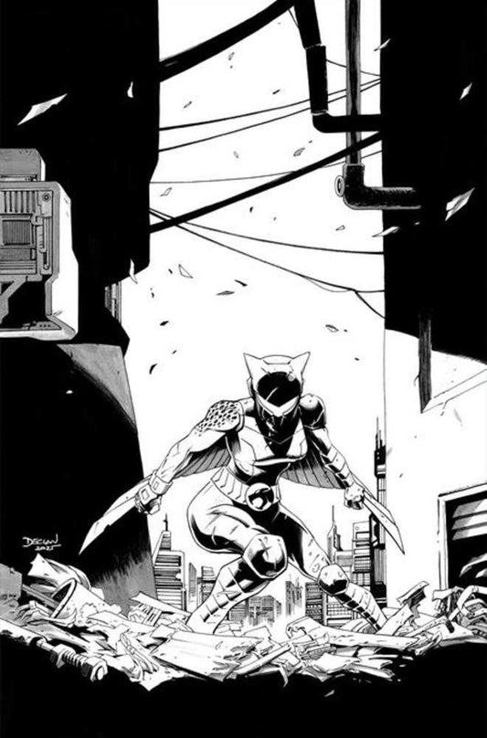 Thundercats X Silverhawks Thunderhawks #1 Cover L 1 in 25 Declan Shalvey Line Art Full Art Variant