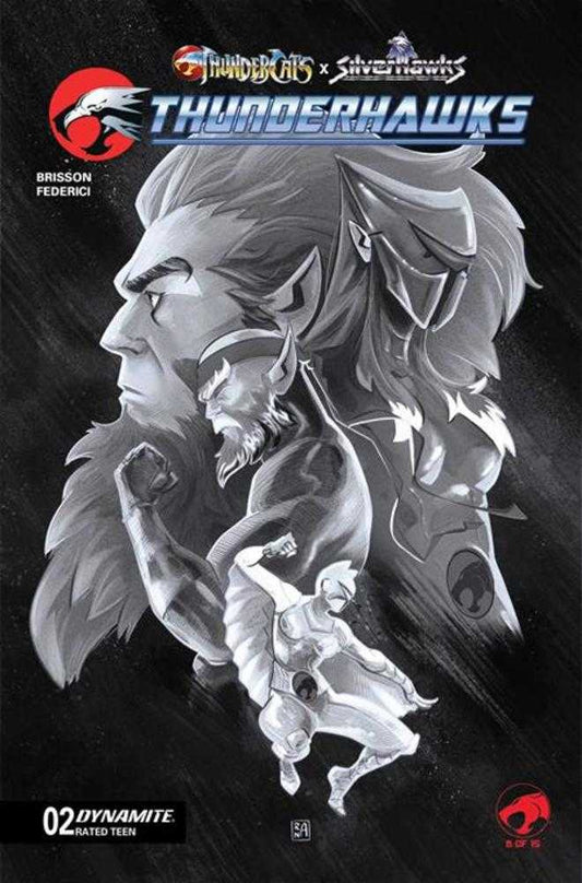 Thundercats X Silverhawks Thunderhawks #2 Cover G Inc 1:15 Alessandro Ranaldi Line Art Variant