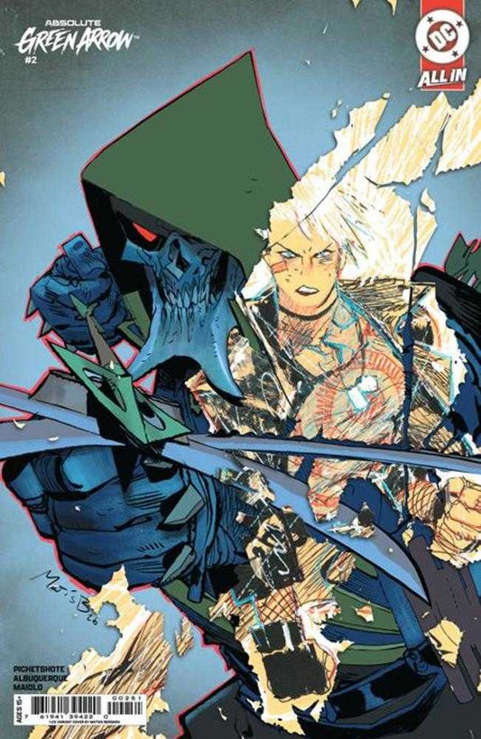 Absolute Green Arrow #2 (Of 6) Cover E 1 in 25 Matias Bergara Card Stock Variant