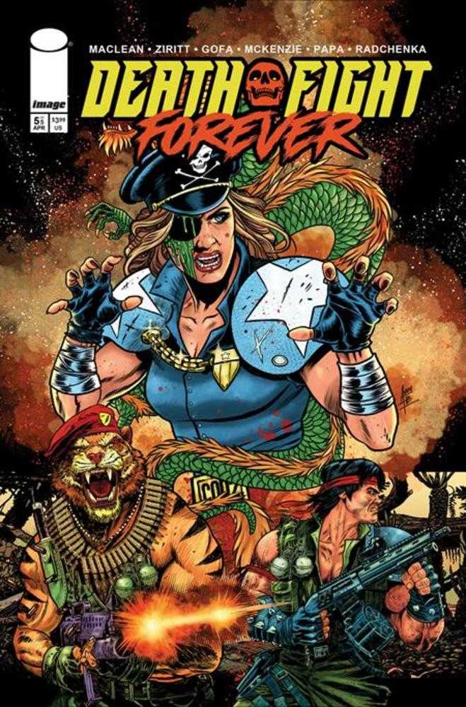 Death Fight Forever #5 (Of 5) Cover C 1 in 25 Andy Belanger Variant (Mature)