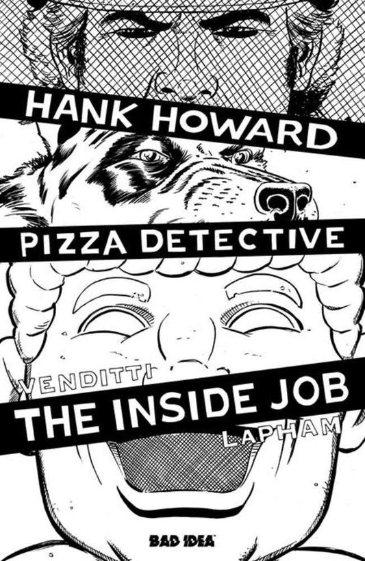 Hank Howard, Pizza Detective The Inside Job #1 (One Shot) Cover F Inc 1:20 David Lapham Bw Variant