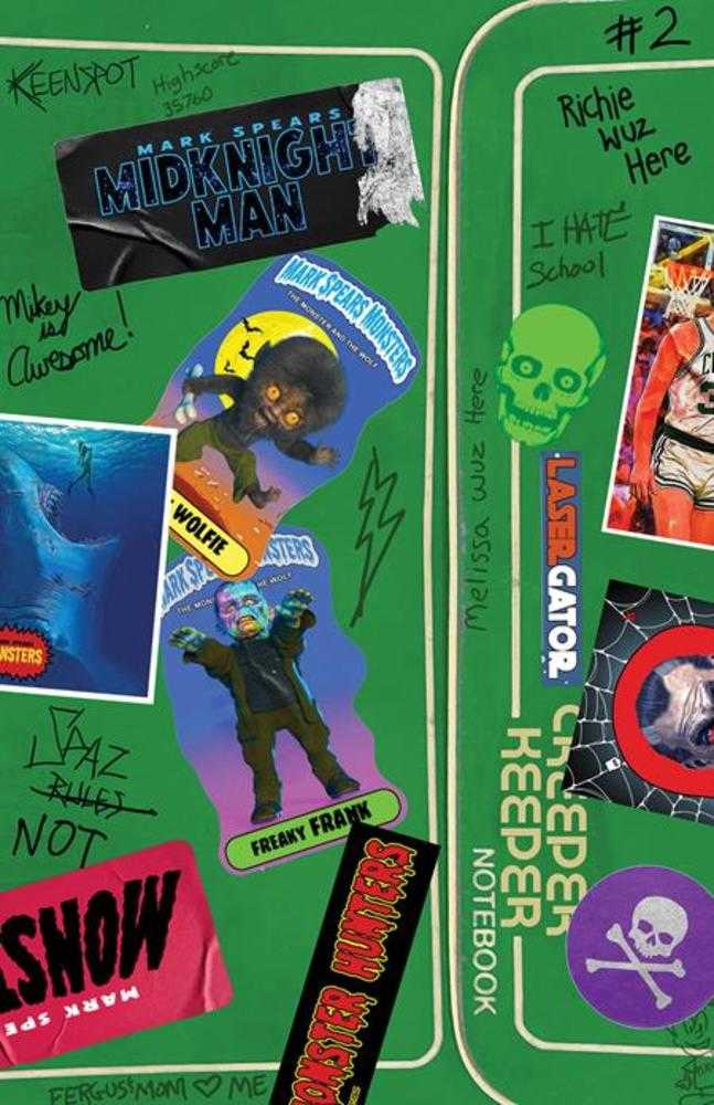 Mark Spears Midknight Man #2 Cover F Mark Spears 1 in 50 Creeper Keeper Spot Gloss Variant (Free)