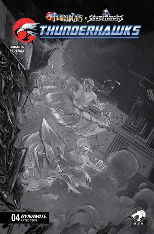 Thundercats X Silverhawks Thunderhawks #4 Cover G 1 in 10 Alessandro Ranaldi Full Art Variant
