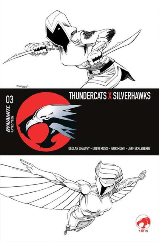 Thundercats X Silverhawks #3 Cover L Declan Shalvey Line Art Variant