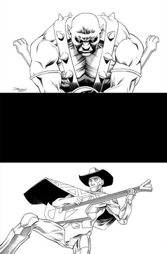 Thundercats X Silverhawks #4 Cover M Inc 1:7 Declan Shalvey Line Art Full Art Variant
