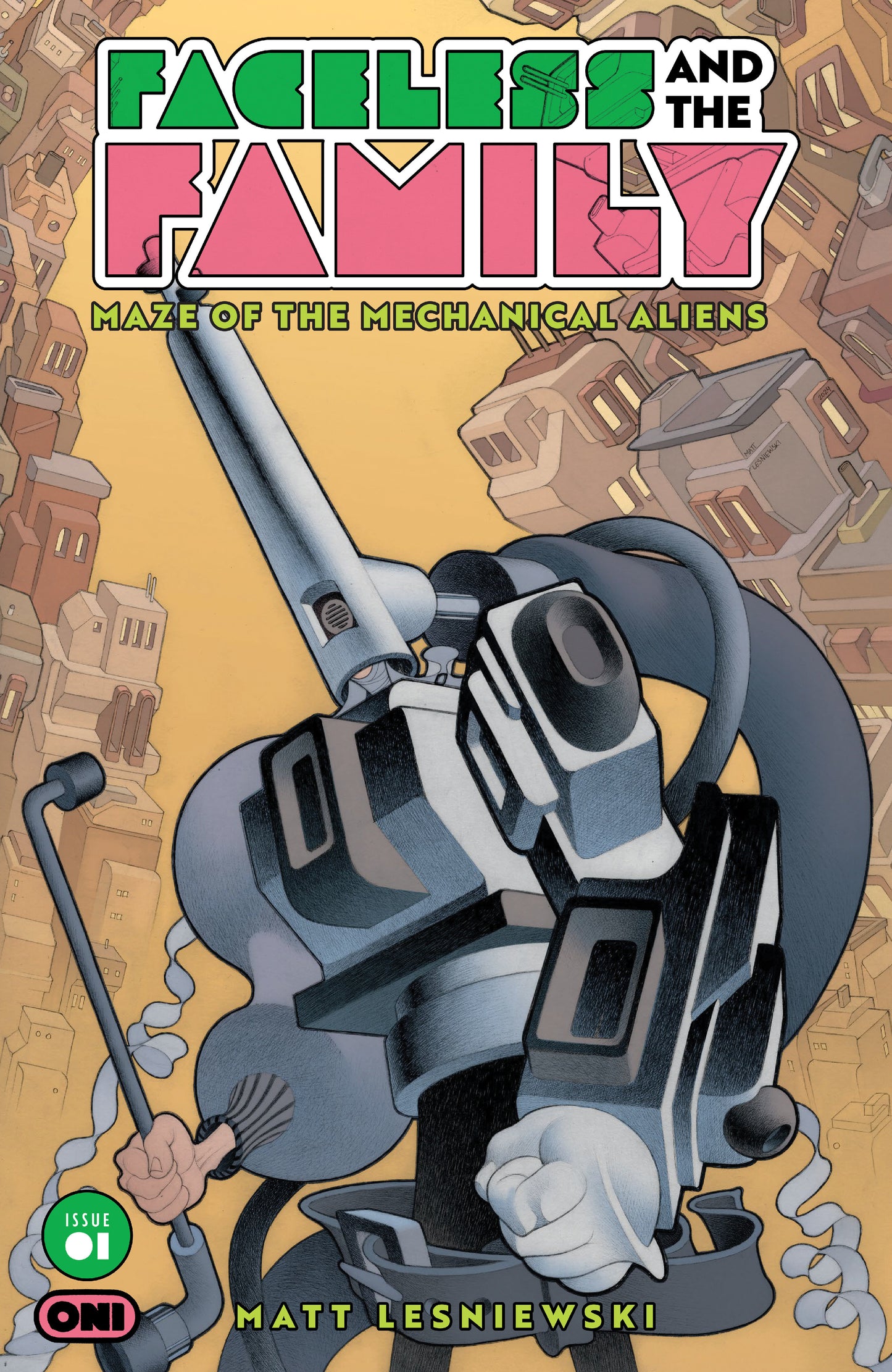 Faceless And The Family Maze Of The Mechanical Aliens #1 2nd Print