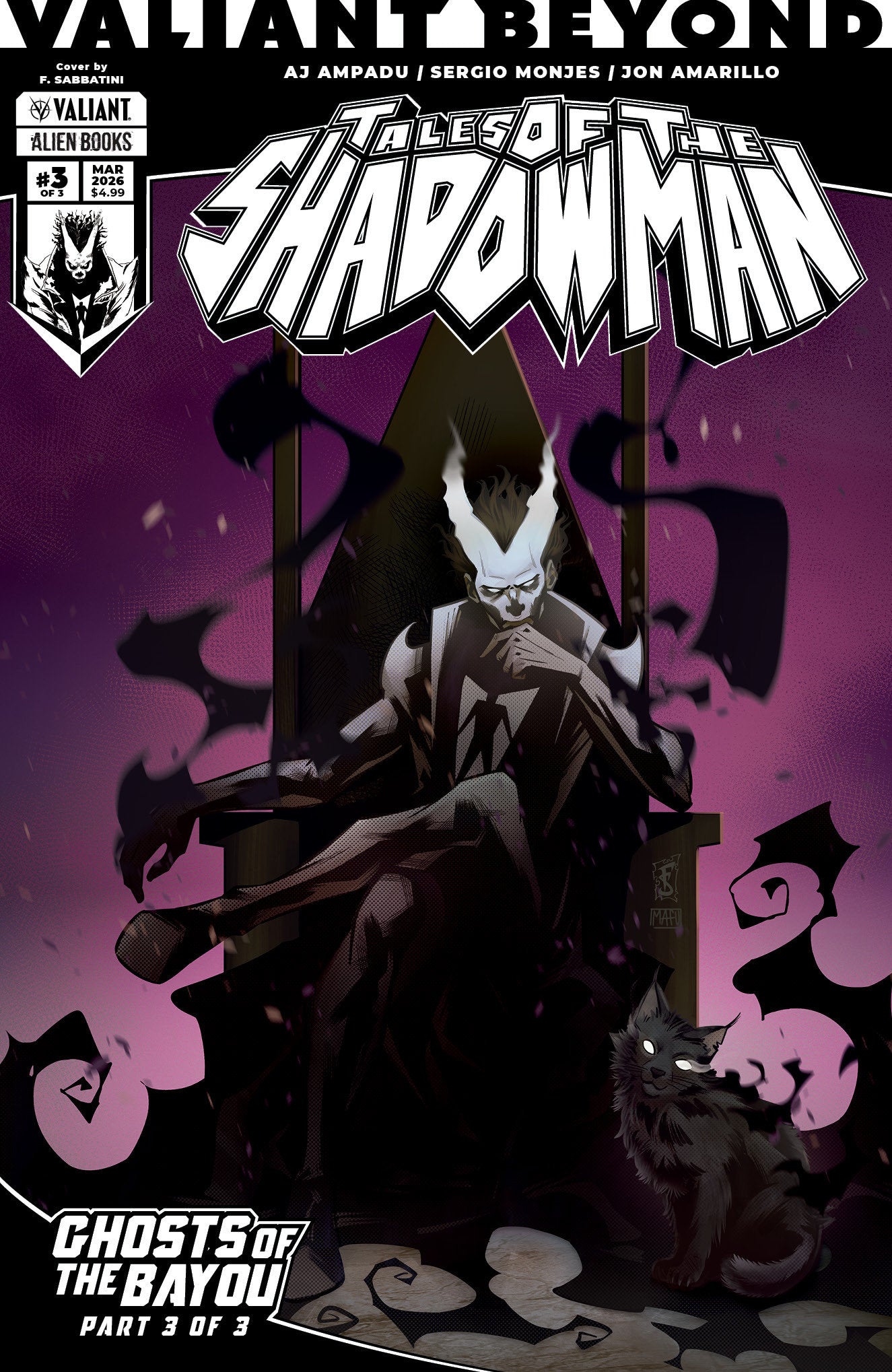 Valiant Beyond: Tales Of The Shadowman #6  Ghosts Of The Bayou #3 Cover A (Sabbatini)