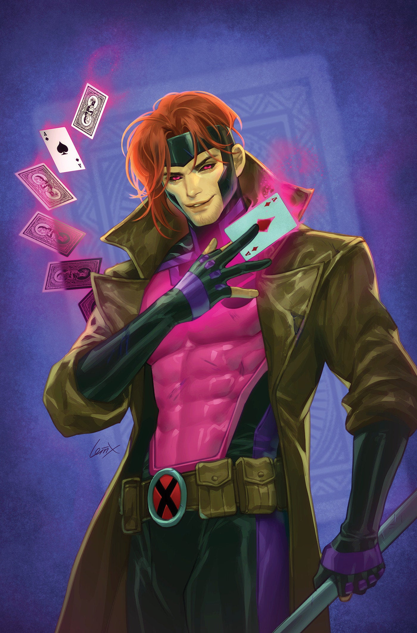 Uncanny X-Men #27 Leirix Gambit Full Art Variant