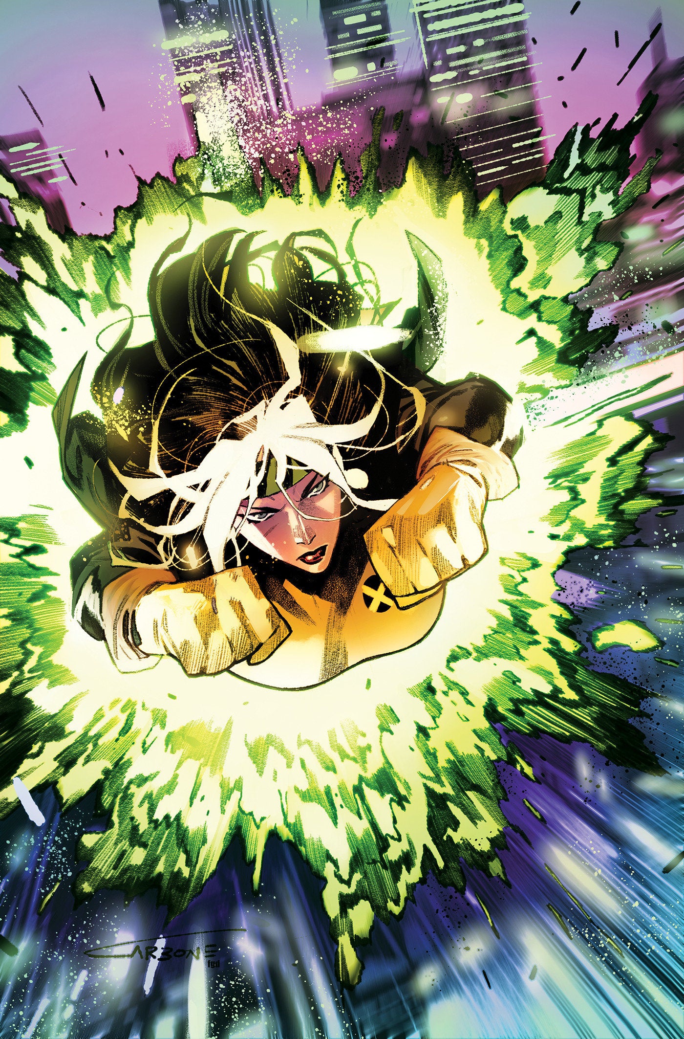 Uncanny X-Men #28 Domenico Carbone Rogue Full Art Variant