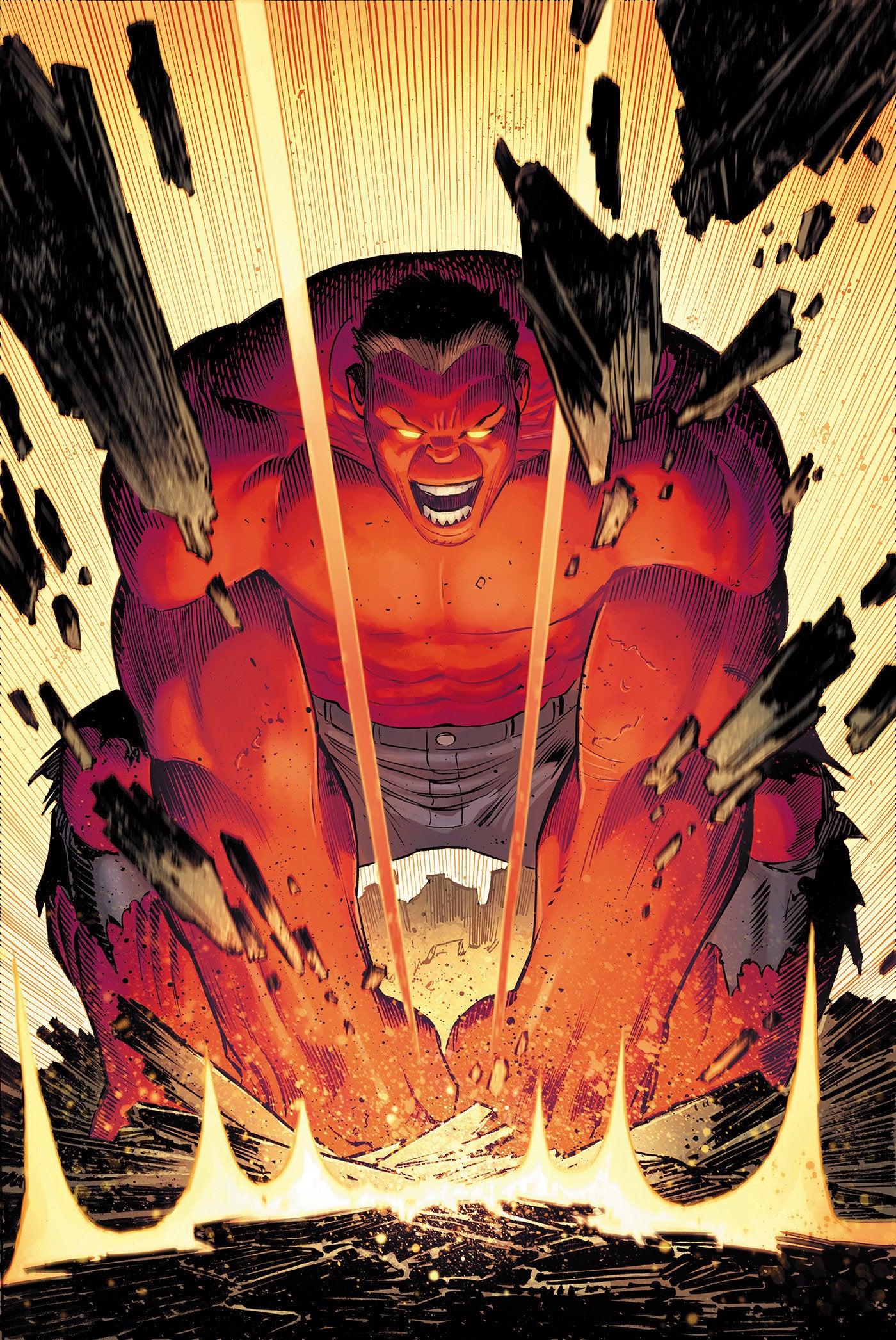 Red Hulk #1 John Romita Jr. Full Art Variant [Doom]