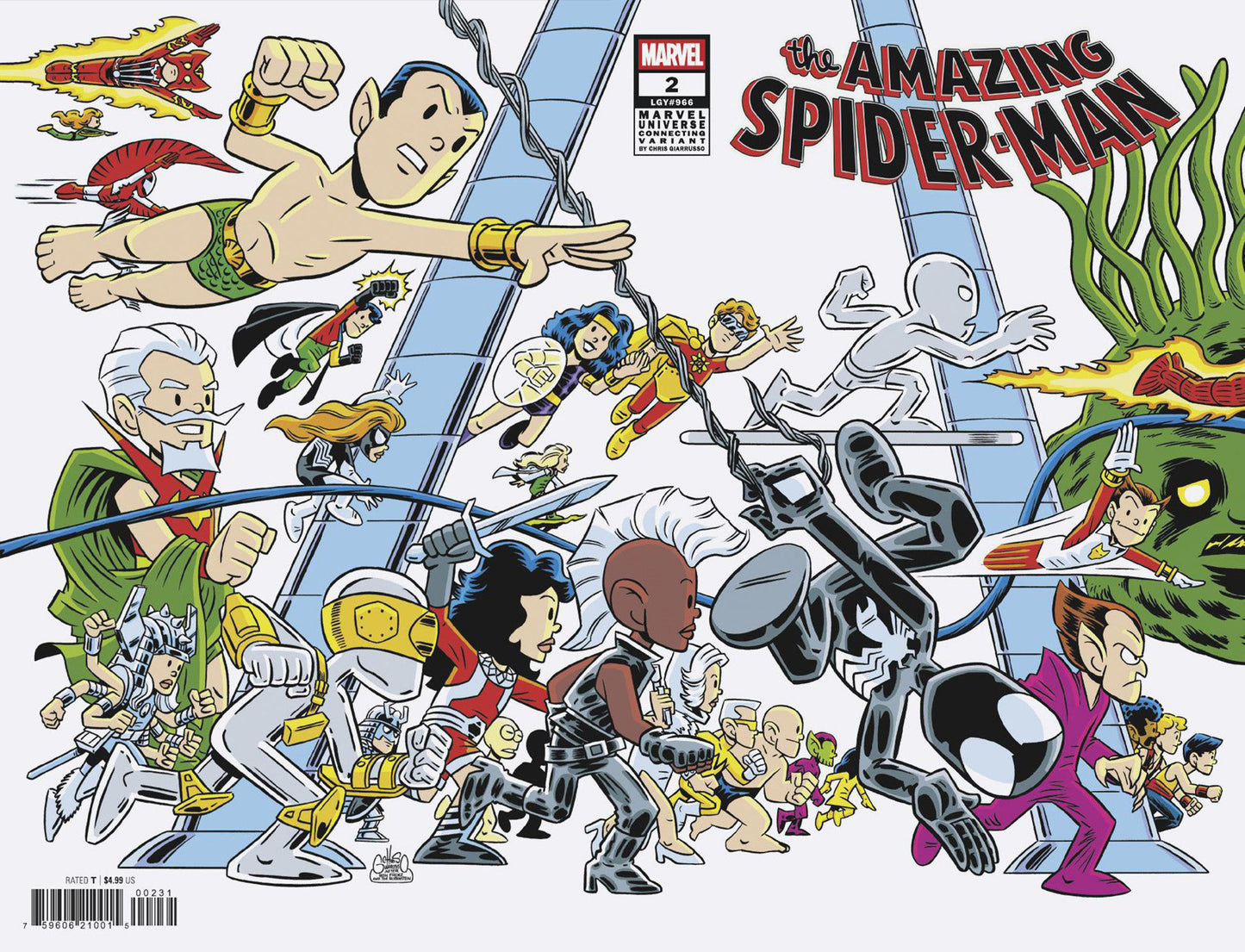 Amazing Spider-Man #2 Chris Giarrusso Marvel Universe Connecting Wrap Variant L