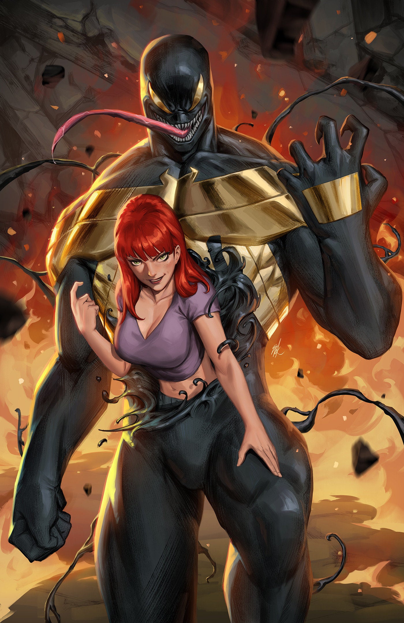 All New Venom #10 Ejikure Venom Full Art Variant
