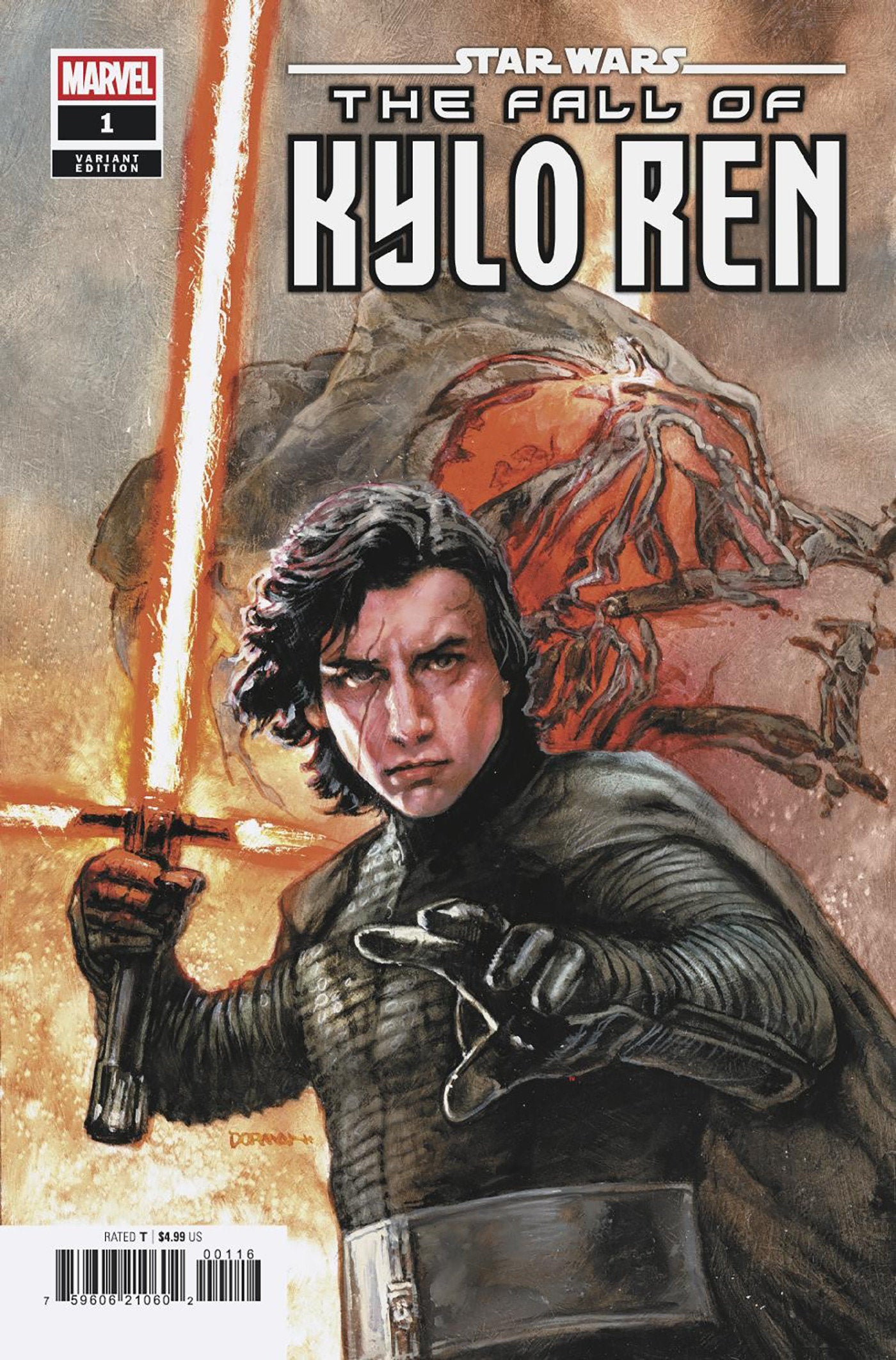 Star Wars: The Fall Of Kylo Ren #1 Dave Dorman Variant