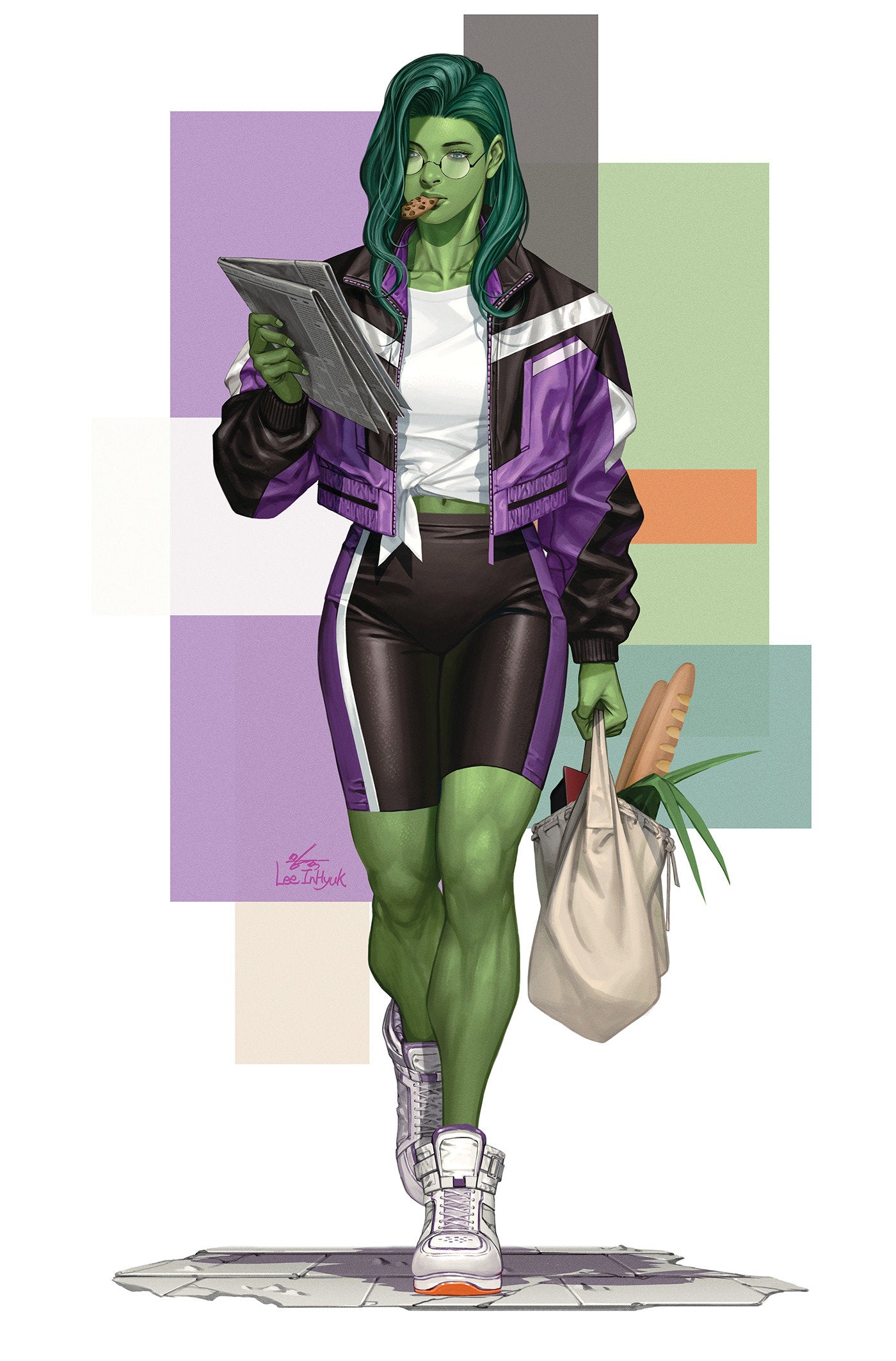 Planet She Hulk #1 Inhyuk Lee Street Verse Full Art Variant
