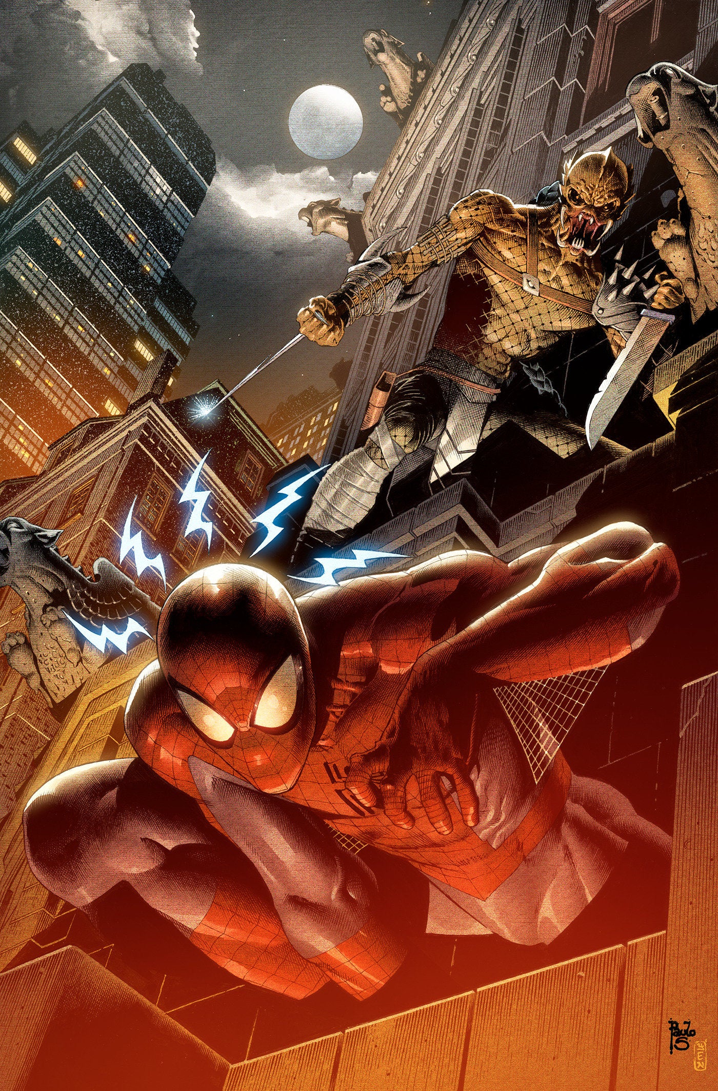 Predator vs. Spider-Man #1 Paulo Siqueira Full Art Variant
