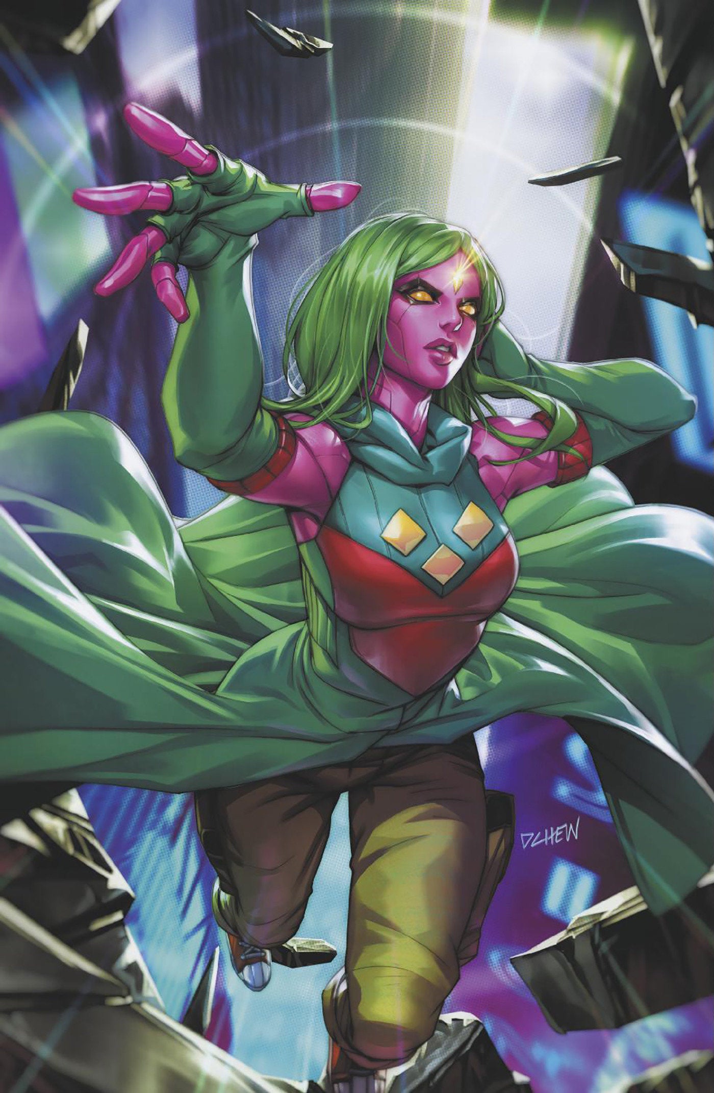 New Champions #3 Derrick Chew Viv Vision Full Art Variant