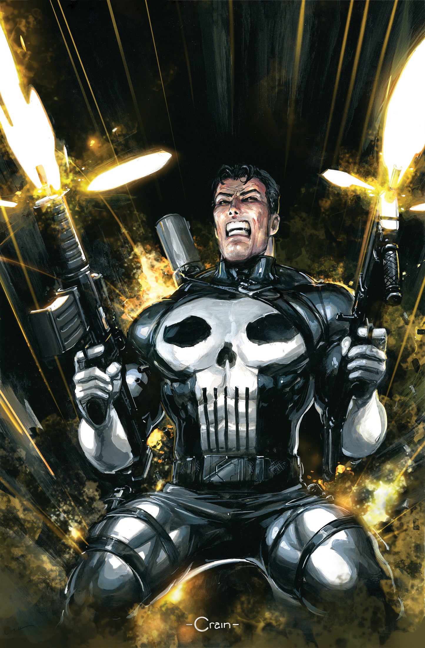 Punisher: Red Band #5 Clayton Crain Full Art Variant [Polybagged]