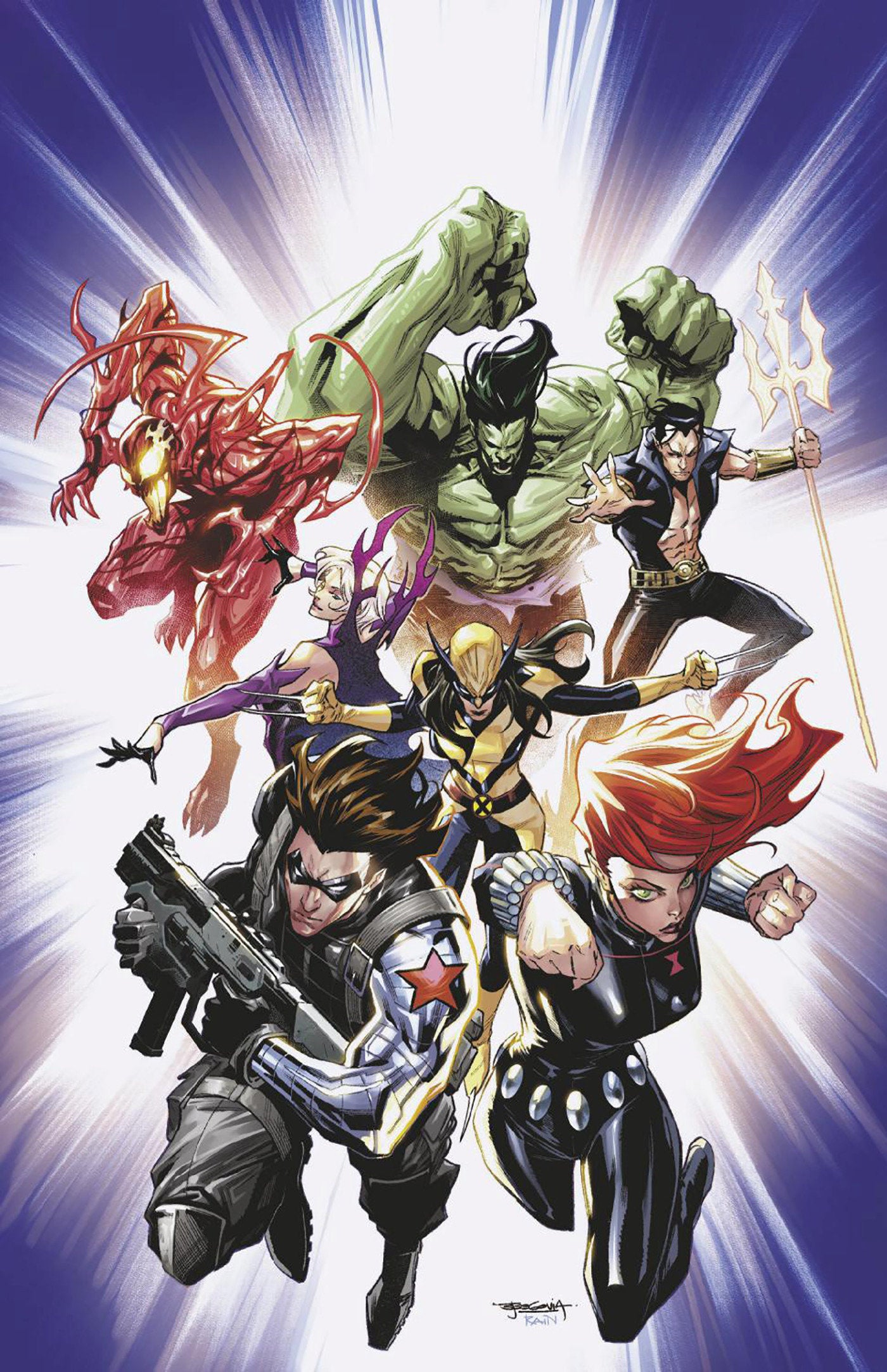 New Avengers #1 Stephen Segovia Full Art Variant