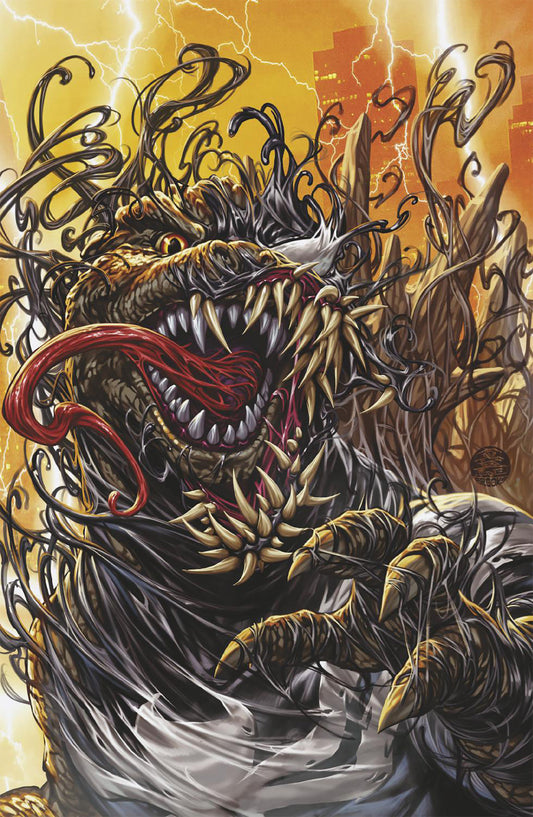 Godzilla Destroys The Marvel Universe #2 Mark Brooks Full Art Variant
