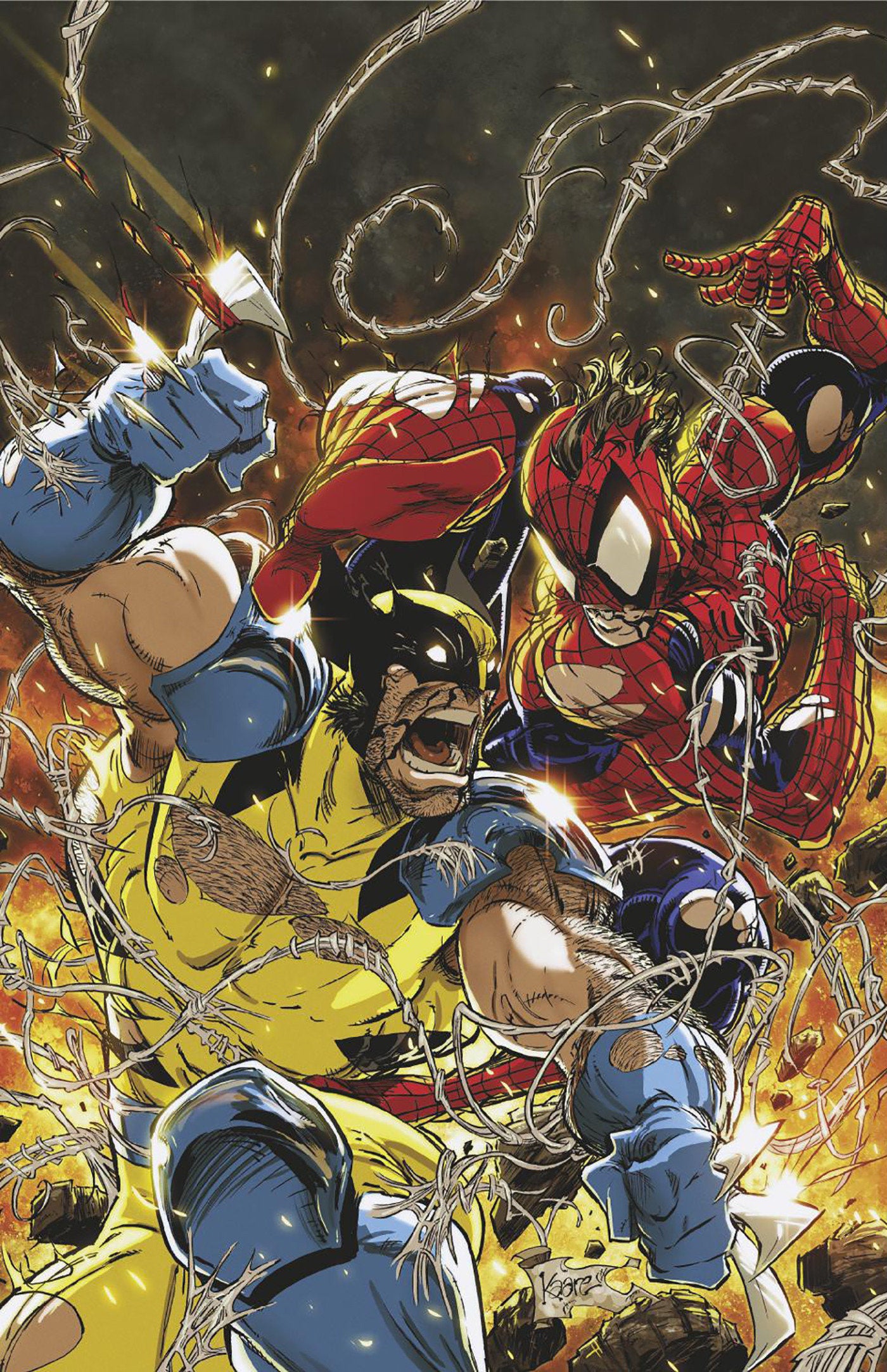 Spider-Man & Wolverine #2 Kaare Andrews Full Art Variant
