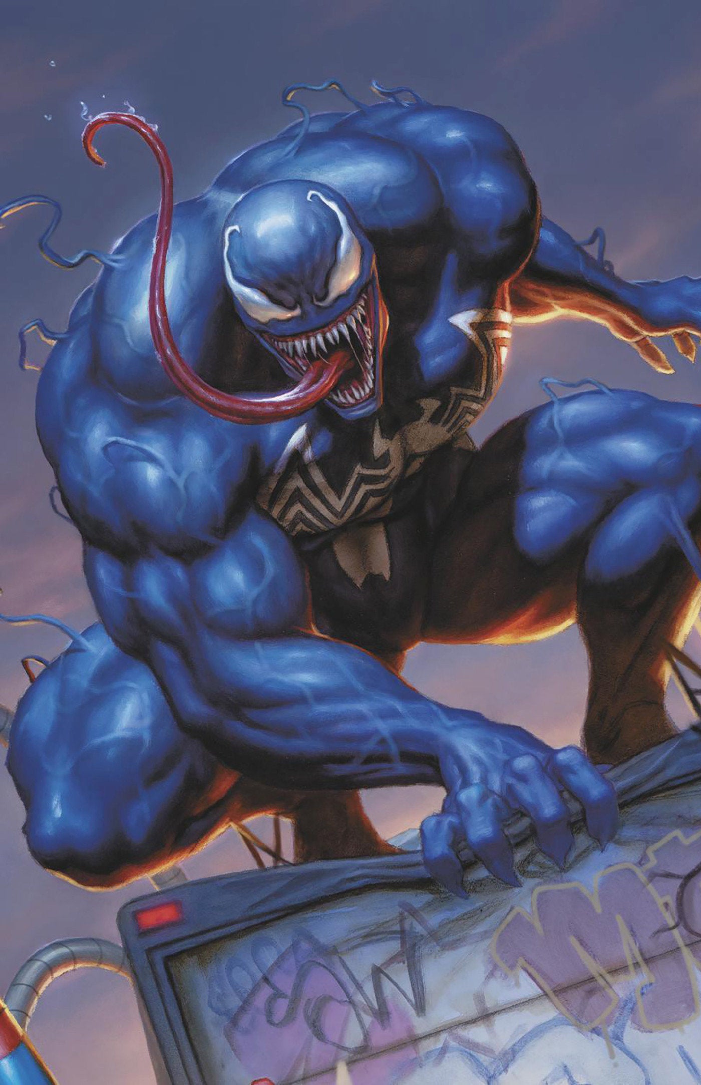 Venom #258 Dan Dos Santos Magic: The Gathering Full Art Variant