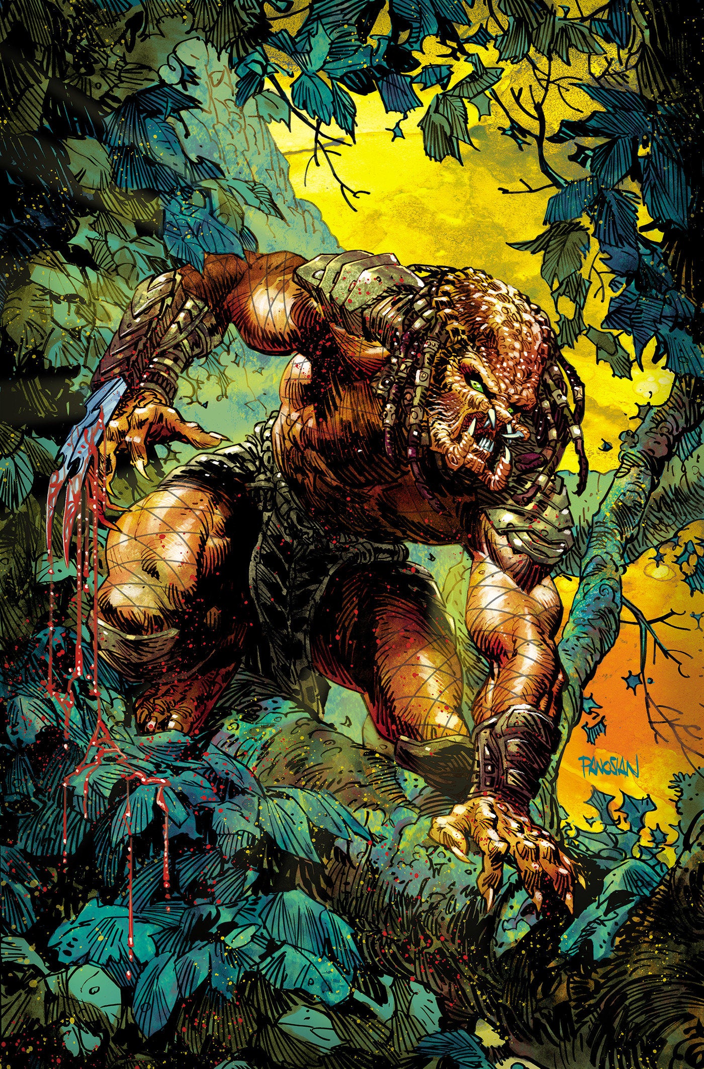 Predator: Bloodshed #1 Dan Panosian Full Art Variant