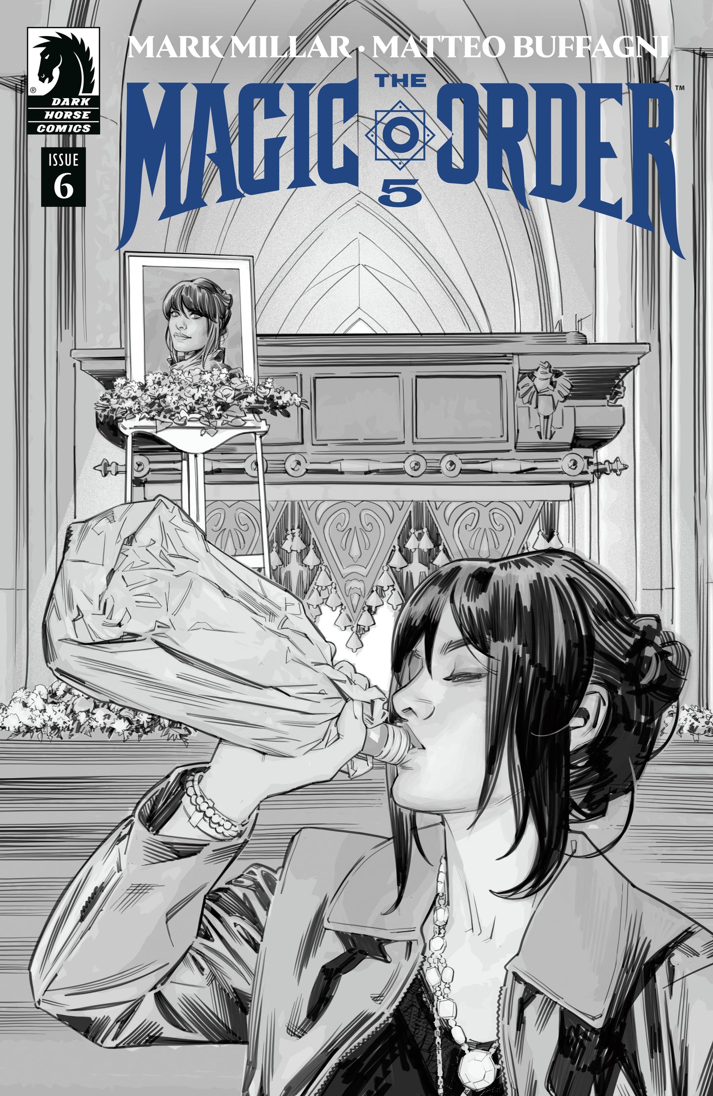 The Magic Order 5 #6 (Cover B) (Black & White) (Matteo Buffagni)