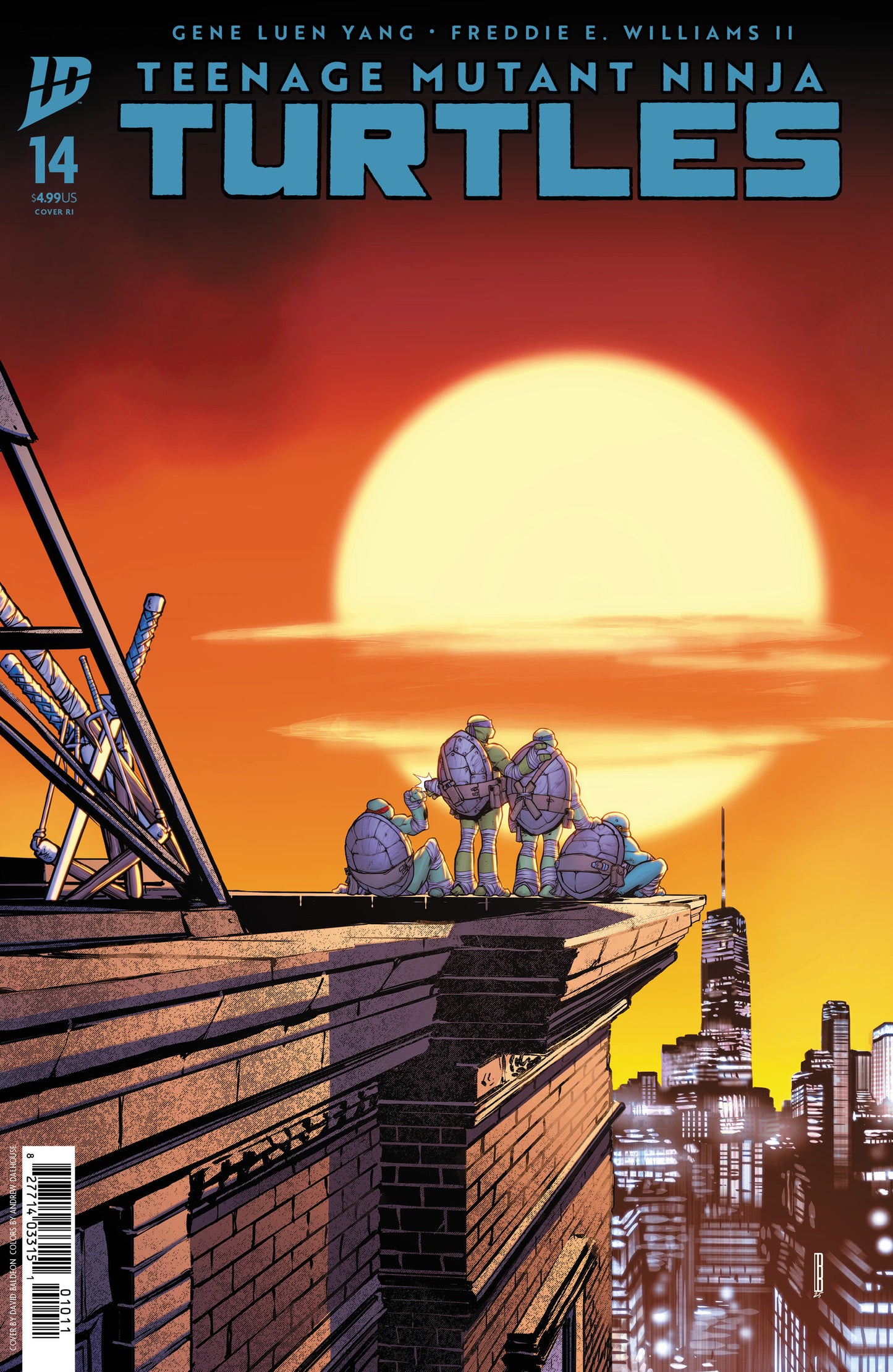 Teenage Mutant Ninja Turtles #14 Variant Ri (50) (Baldeon)