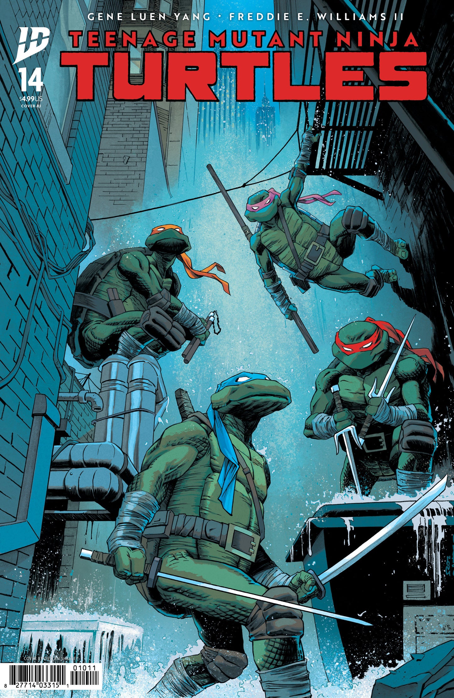 Teenage Mutant Ninja Turtles #14 Variant Ri (75) (Shalvey)