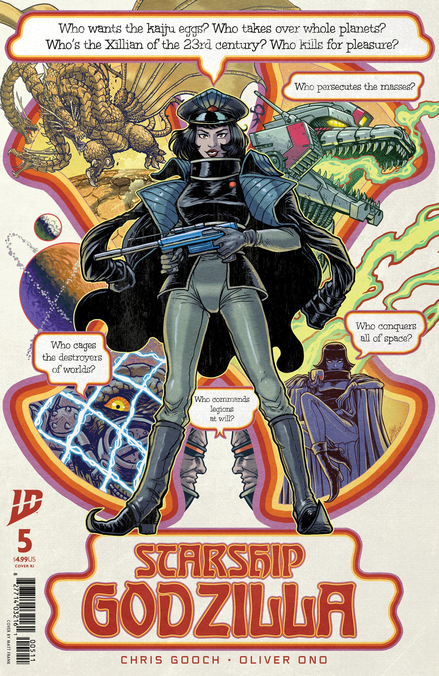 Starship Godzilla [Kai Sei Era] #5 Variant Ri (15) (Frank Movie Homage Cover)
