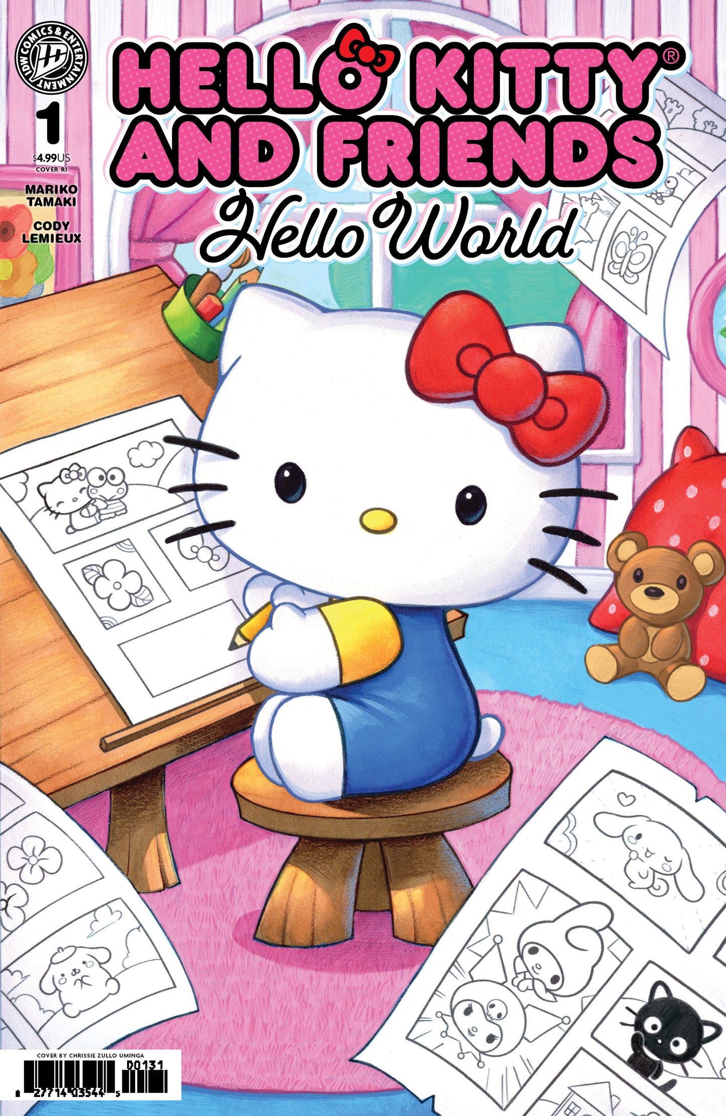 Hello Kitty And Friends: Hello World! #1 Variant Ri (25) (Zullo Uminga Pack Of 10)