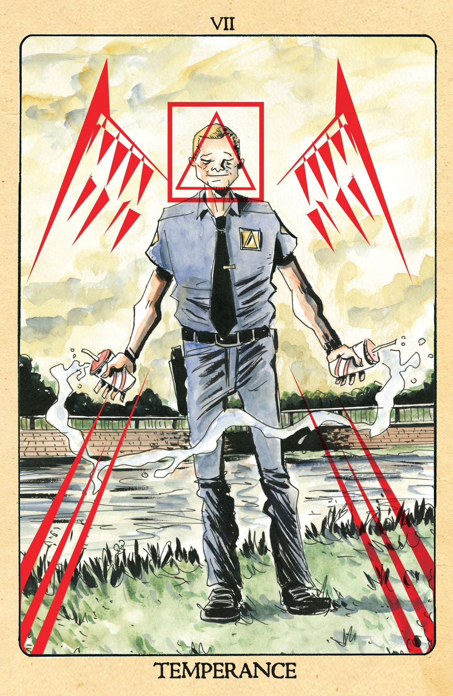 Minor Arcana #7 D 1 in 10 Variant Edition Tarot Card Variant (Full Art, Lemire)