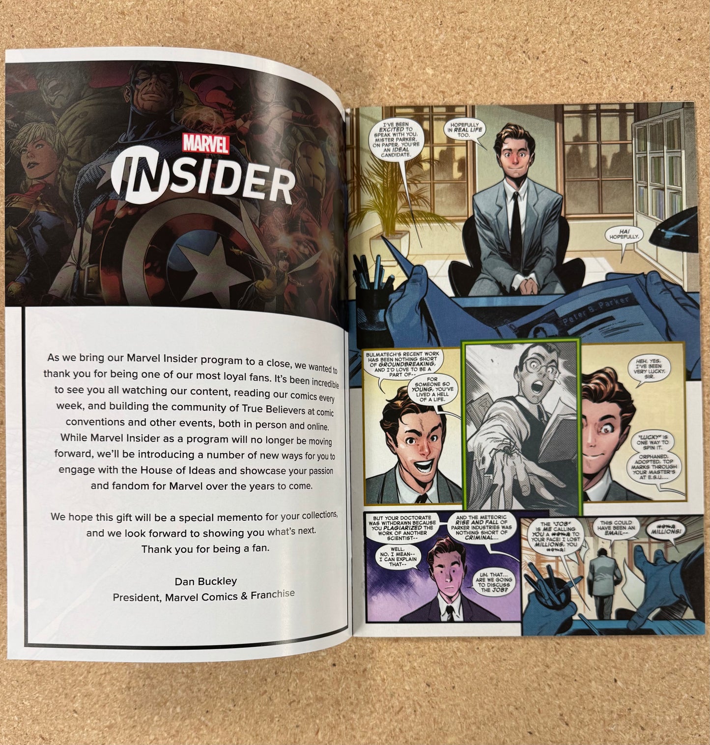 The Amazing Spider-Man (2025) Marvel Insider Mark Buckingham Variant