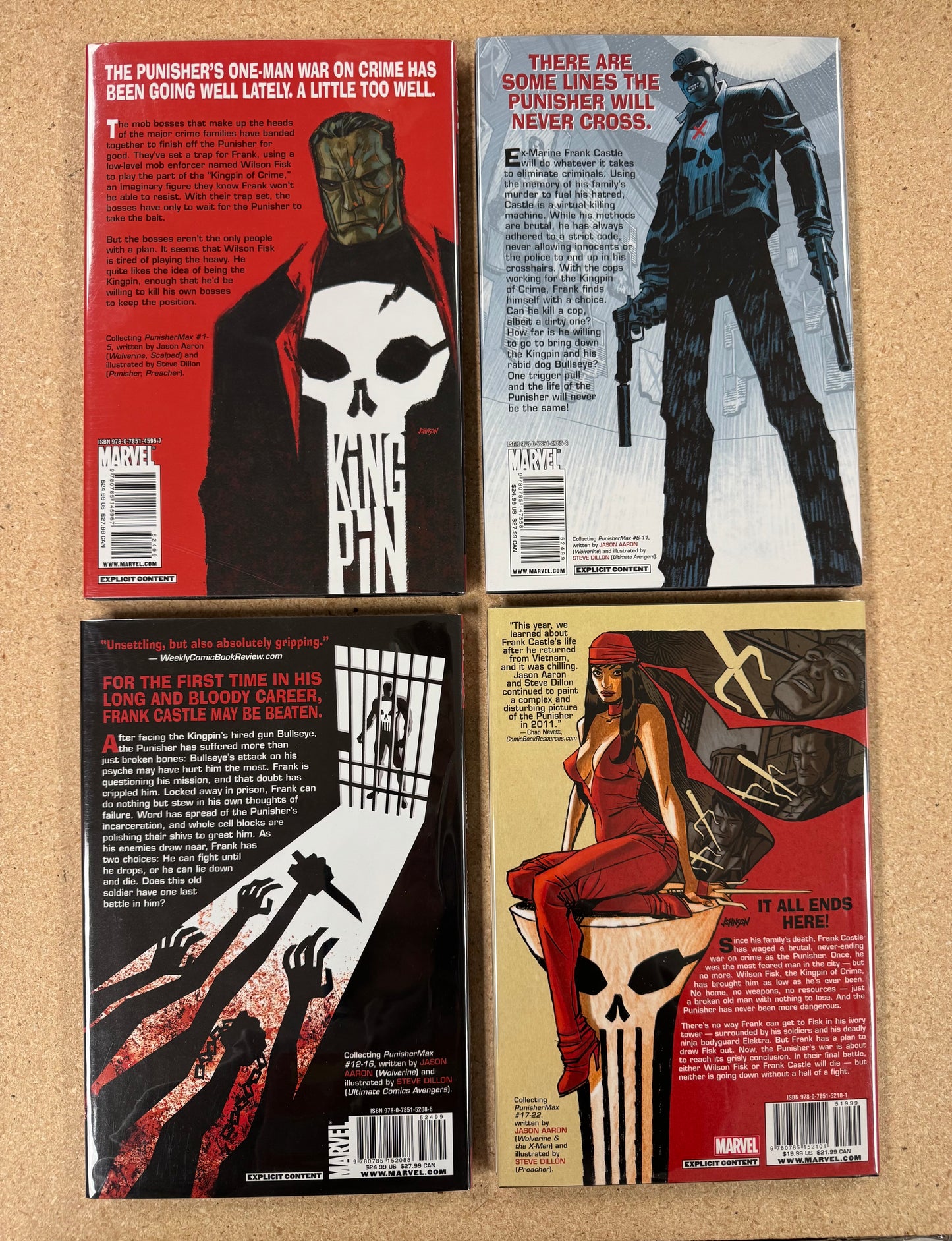 Punisher Max By Aaron HC Vol 1-4